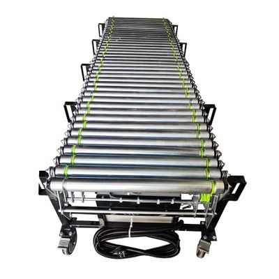 qualidade  Hotels Factory Price Unloading Artifact Powered Flexible Expandable Roller Conveyor fábrica